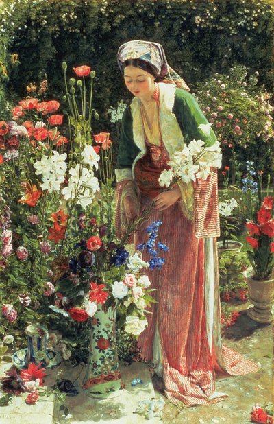 In de Tuin van de Bey, 1865 door John Frederick Lewis